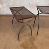 Pair of Vintage Iron Nesting Patio Tables