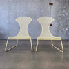 Pair Of Yellow Patio Chairs By Wiebke Braasch For Ikea