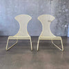 Pair Of Yellow Patio Chairs By Wiebke Braasch For Ikea