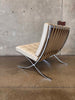 Barcelona Chair By Knoll Original Leather upholstery Signed