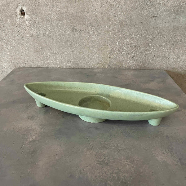 Mid Century Modern Ceramic Candle Holder By Floraline