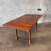 Monterey Furniture Dining Table with Leaves - Smoky Maple & Crackle