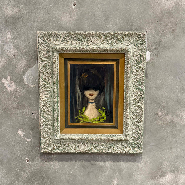 Framed L. Ferrer Mid Century Modern Straight Bangs Women