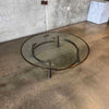 Brass & Glass "Tao" Coffee Table by Blackman Cruz