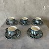 Mid Century Modern Mikasa Tea Cups/Saucer Set Product Image