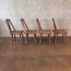 Set of Four Monterey Furniture Hand Painted A-Frame Chairs
