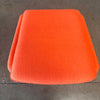 Knoll "Womb" Chair & Ottoman Reproduction In Tangerine Fabric - HOLD