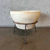 Early Mid Century Modern F-12 Bisque Pot With Original Stand
