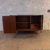 Vintage Solid Wood Mid Century Modern Credenza By Conant Ball Furniture Co.