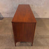 Vintage Mid Century Modern Perspecta Walnut Dresser With Nine Drawers