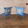 Pair of Vintage Salterini Style Iron Patio Chairs - HOLD