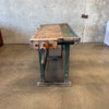 1920's Work Bench/Wood Worker Bench - Great Bar on Desk
