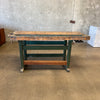 1920's Work Bench/Wood Worker Bench - Great Bar on Desk
