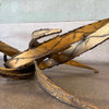 Brutalist Torch Cut Coffee Table Circa 1970's - Silas Seandel