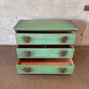 1930s Imperial Monterey-Era Low Dresser - Mahogany With Original Green Finish