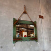 1930s Imperial Monterey-Era Wide Mirror - Iron & Rope Detail