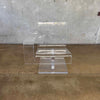Vintage Lucite "Clear Thinking" Lounge Chiar By Aaron R. Thomas