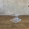Vintage Lucite "Clear Thinking" Lounge Chiar By Aaron R. Thomas