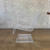 Vintage Lucite "Clear Thinking" Lounge Chiar By Aaron R. Thomas
