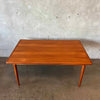 Vintage Mid Century Modern Teak Danish Dining Table
