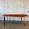 Vintage Mid Century Modern Teak Danish Dining Table