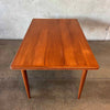 Vintage Mid Century Modern Teak Danish Dining Table
