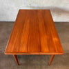 Vintage Mid Century Modern Teak Danish Dining Table