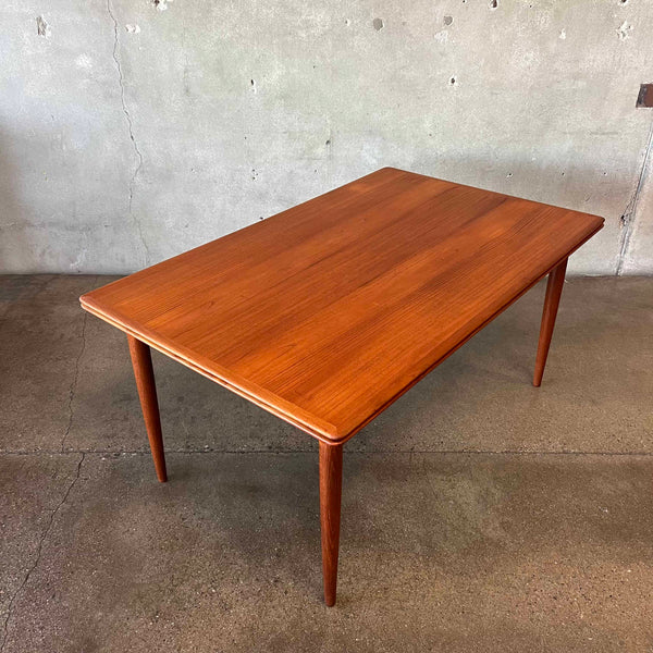 Vintage Mid Century Modern Teak Danish Dining Table