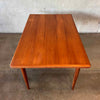 Vintage Mid Century Modern Teak Danish Dining Table
