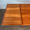 Vintage Mid Century Modern Teak Danish Dining Table