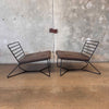 Pair of Iron Chairs/Lounge Chairs - Outdoor/Indoor