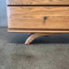 1950's Solid Oak Six Drawer Dresser by Ronney & Sons