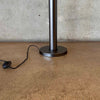 Scandinavian Mushroom Brushed Steel Gun Metal Grey Floor Lamp Product Image
