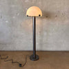 Scandinavian Mushroom Brushed Steel Gun Metal Grey Floor Lamp Product Image