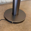 Scandinavian Mushroom Brushed Steel Gun Metal Grey Floor Lamp Product Image