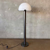 Scandinavian Mushroom Brushed Steel Gun Metal Grey Floor Lamp Product Image