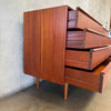 Westnofa Mid Century Modern Danish Teak Eight Drawer Dresser/Credenza