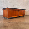 Mid Century Modern Lane Walnut & Cedar Blanket Chest - Lock Disabled