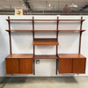 Mid Century Poul Cadovius Wall Unit, Denmark 1960's