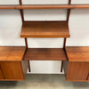 Mid Century Poul Cadovius Wall Unit, Denmark 1960's