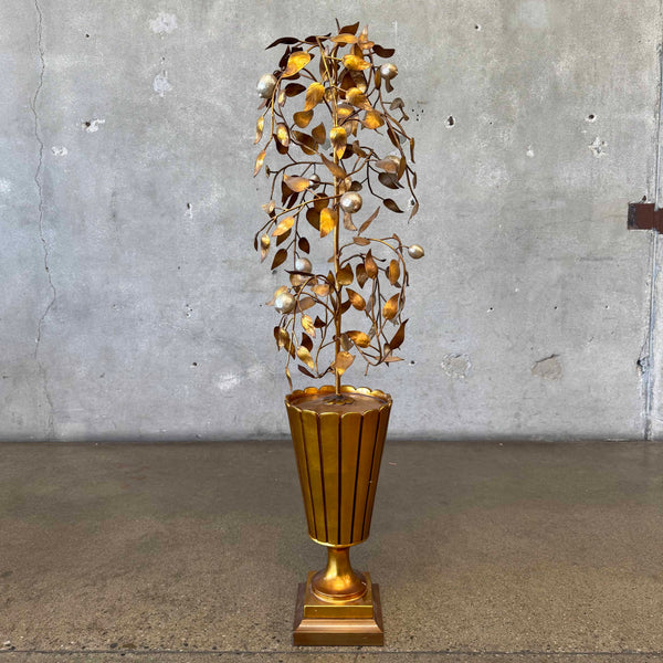 Gilded Metal Floor Sculpture