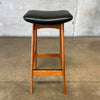 Set of Four Teak Barstools Designed by Johannes Andersen C. 1960s