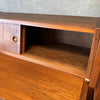 Mid Century Modern Walnut Wall Unit With Desk With Key - Yugoslavia 1960s