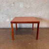 Vintage MCM Teak Side Table by Hans Olsen for Lindebo Hansen - Stamped