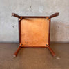 Vintage MCM Teak Side Table by Hans Olsen for Lindebo Hansen - Stamped