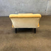 Mid Century Armed Wave Chaise with New Velvet Upholstery