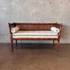 1950's Modern Cane Back Settee Bench Product Image