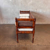 1950's Modern Cane Back Settee Bench Product Image