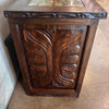 1960's Hand Carved Mexican Stone/ Agate Nine Drawer Credenza
