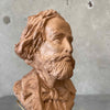 Vintage Clay Sculpture of Italian Opera Composer Giuseppe Verdi